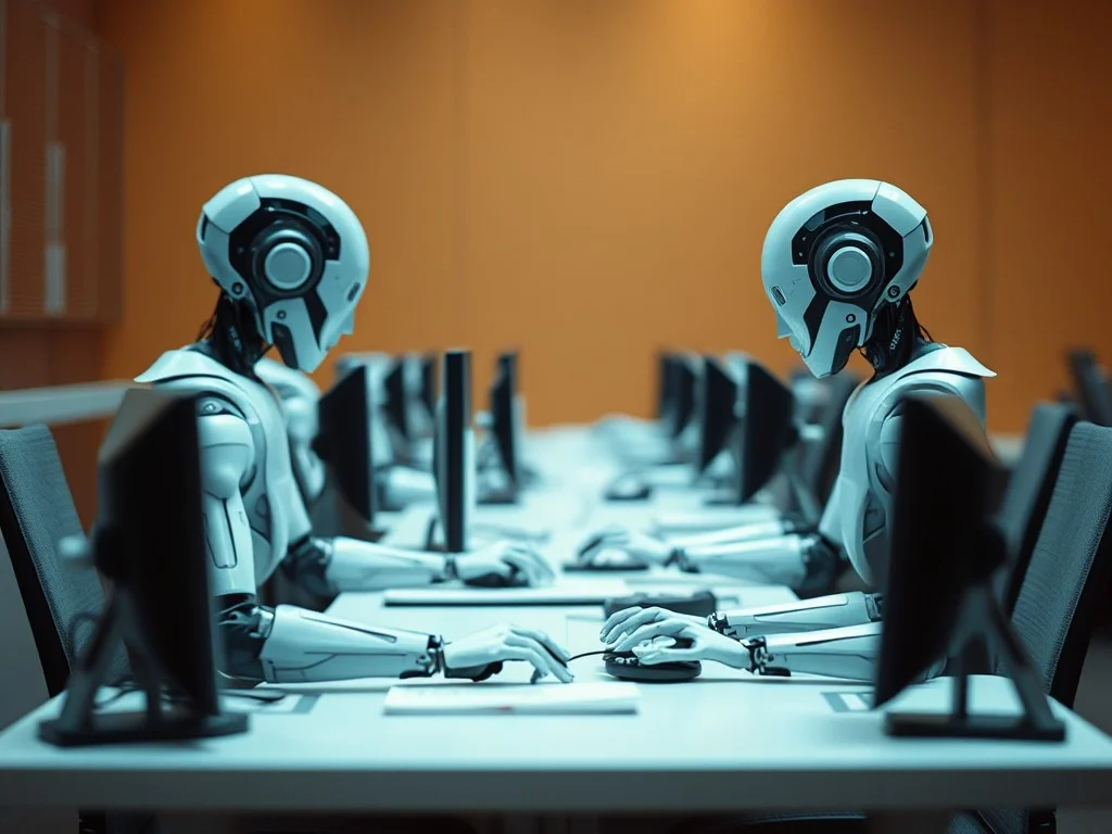 A horizontal comparison of AI agents working collaboratively as digital team members