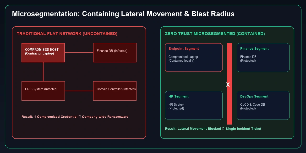 Microsegmentation and East-West Containment